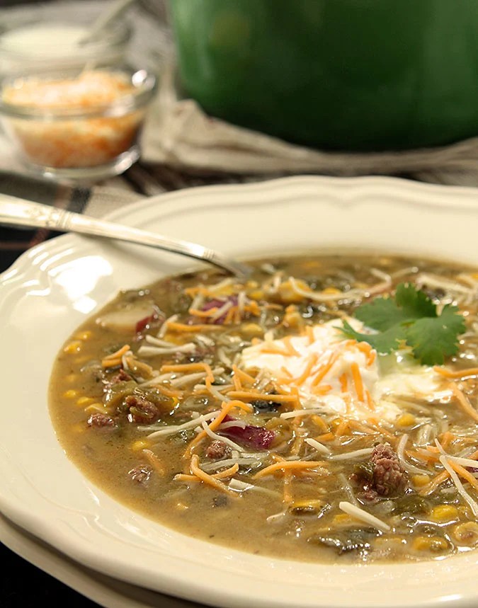 Green Chile Stew from Tocabe An American Indian Eatery Creative Culinary