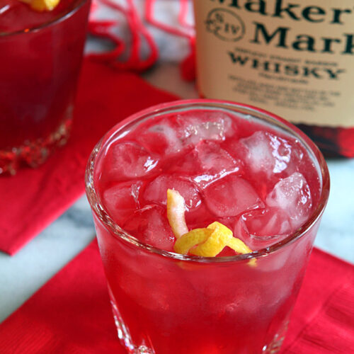 Bourbon, Pomegranate and Ginger Beer Cocktail Creative Culinary