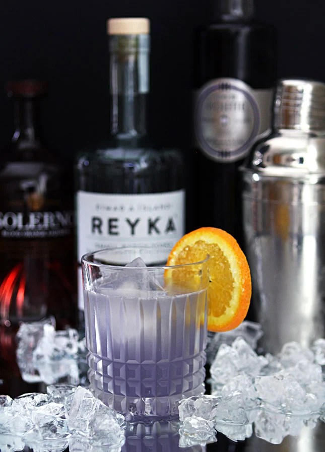 The Midnight Sun Cocktail featuring Iceland's Reyka Vodka Creative Culinary
