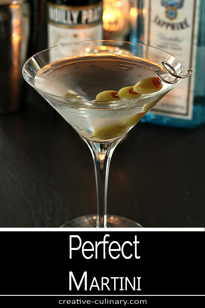 The Perfect Martini Cocktail Creative Culinary