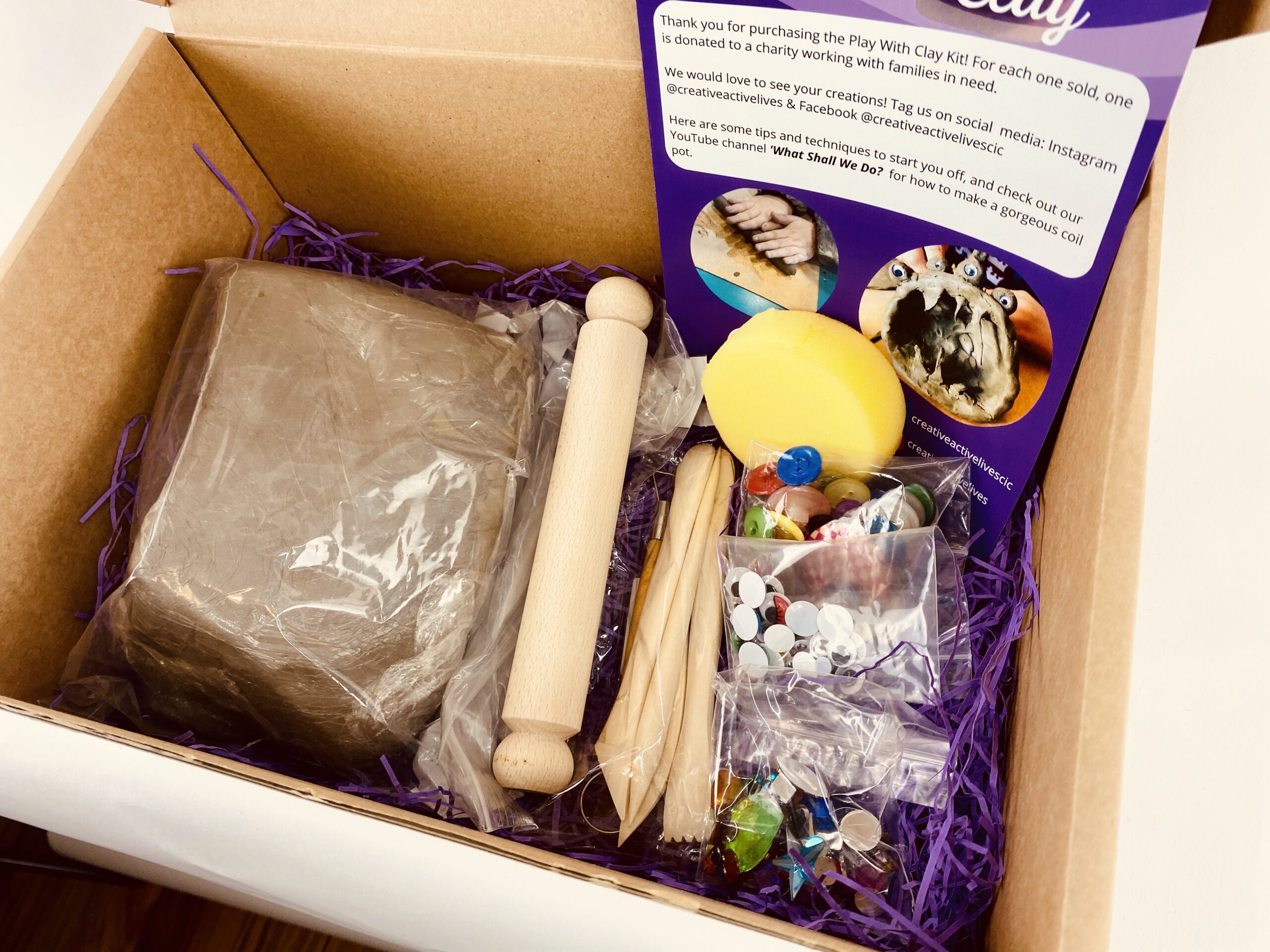 Play With Clay Activity Box Creative Active Lives