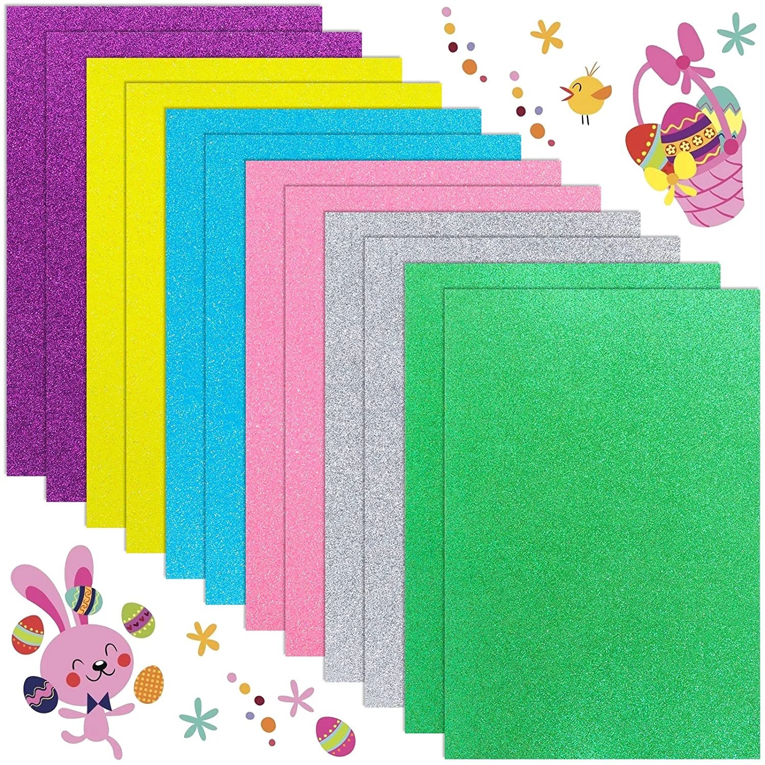 A4 FOAM GLITTER SHEETS Creative Balloons