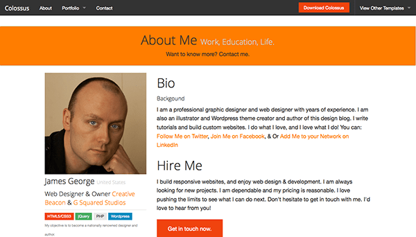 40 Free Personal Website Templates To Boost Your Brand.