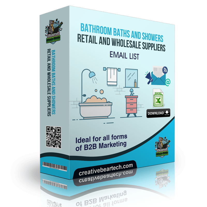 Bathroom Baths and Showers Retail and Wholesale Suppliers B2B Data List