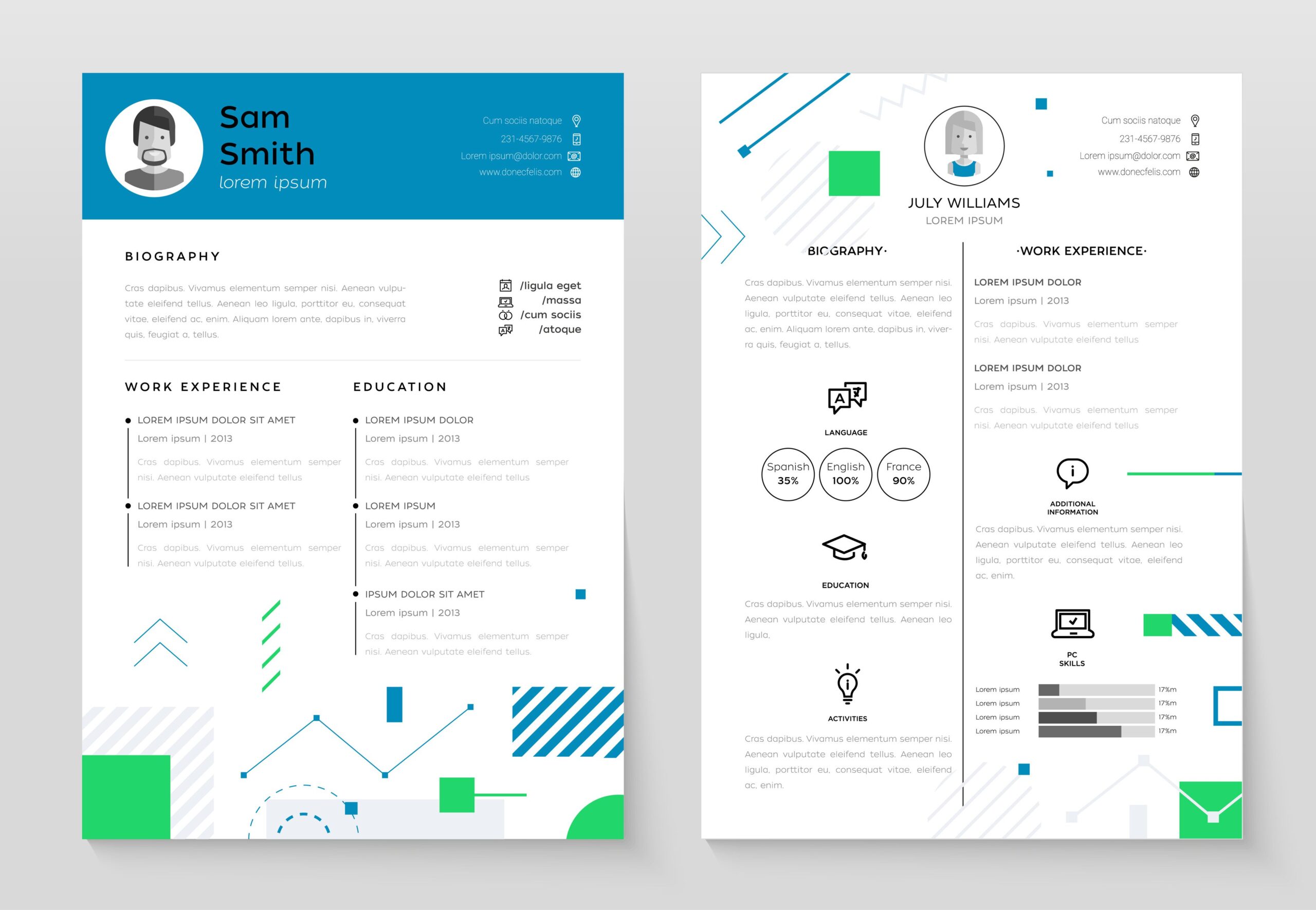 An Example Of the Perfect Graphic Design Resume Creative