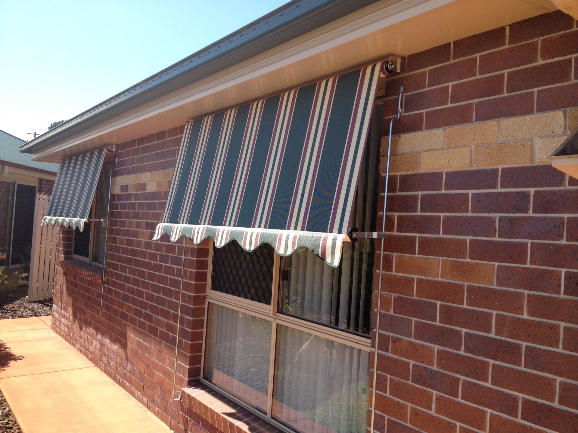 Locking Arm Awnings Creative Blinds Toowoomba