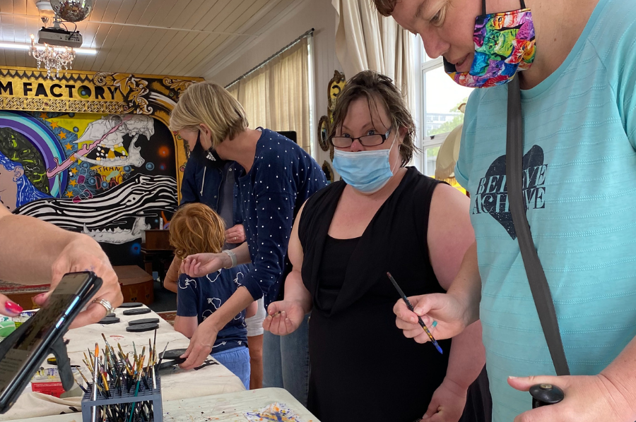 Tauranga community Christmas trees at the Historic Village CBOP