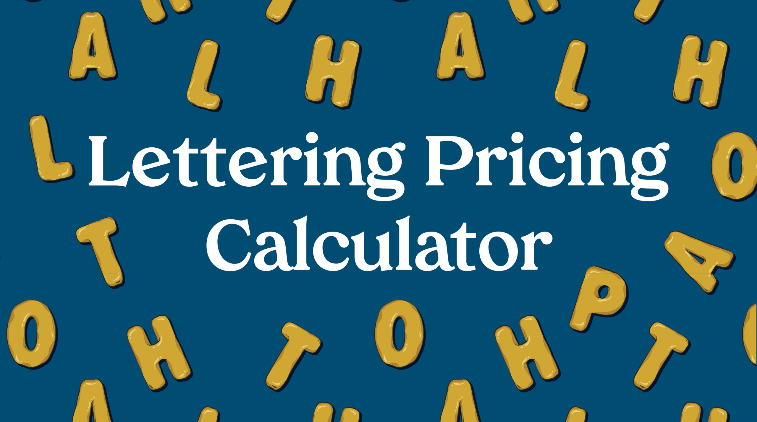 Lettering Calculator Opt In Creative Business Kitchen