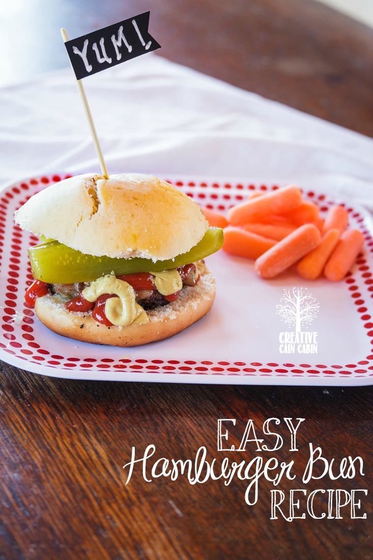 Easy No Rise Hamburger Bun Recipe CREATIVE CAIN CABIN
