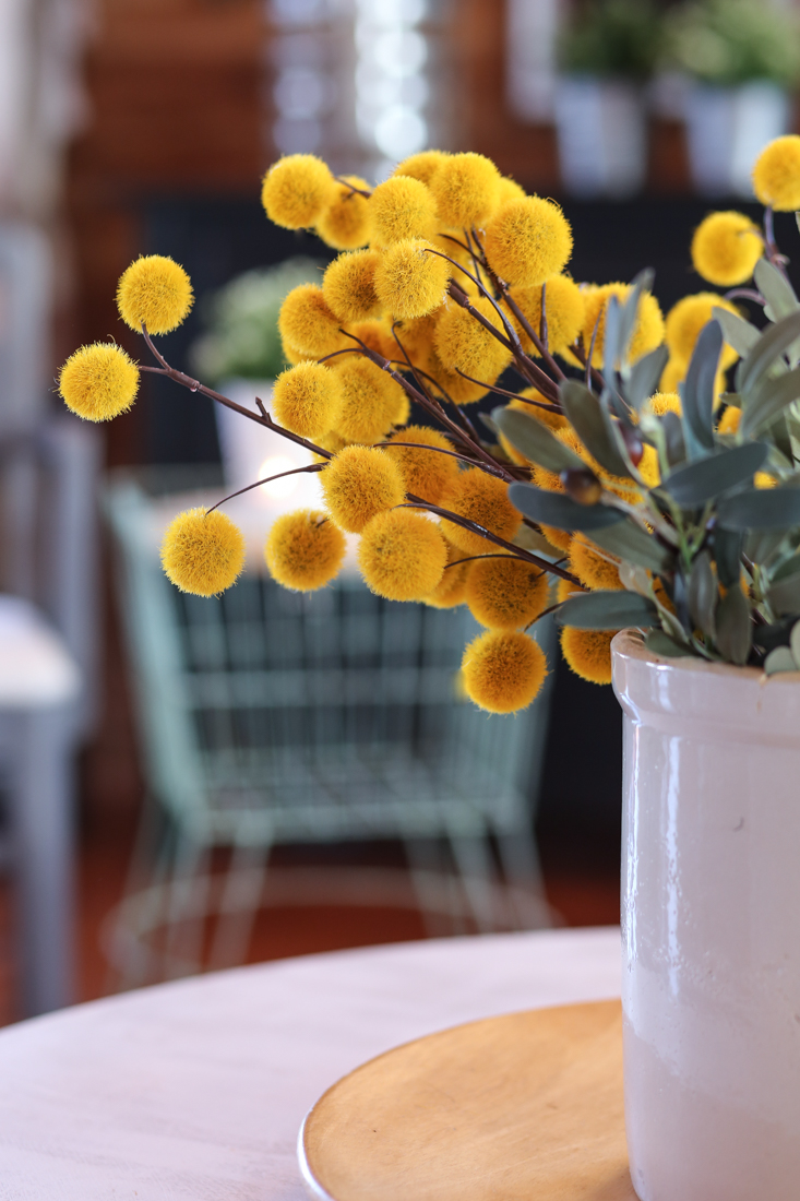 Yellow Ball Flowers CREATIVE CAIN CABIN