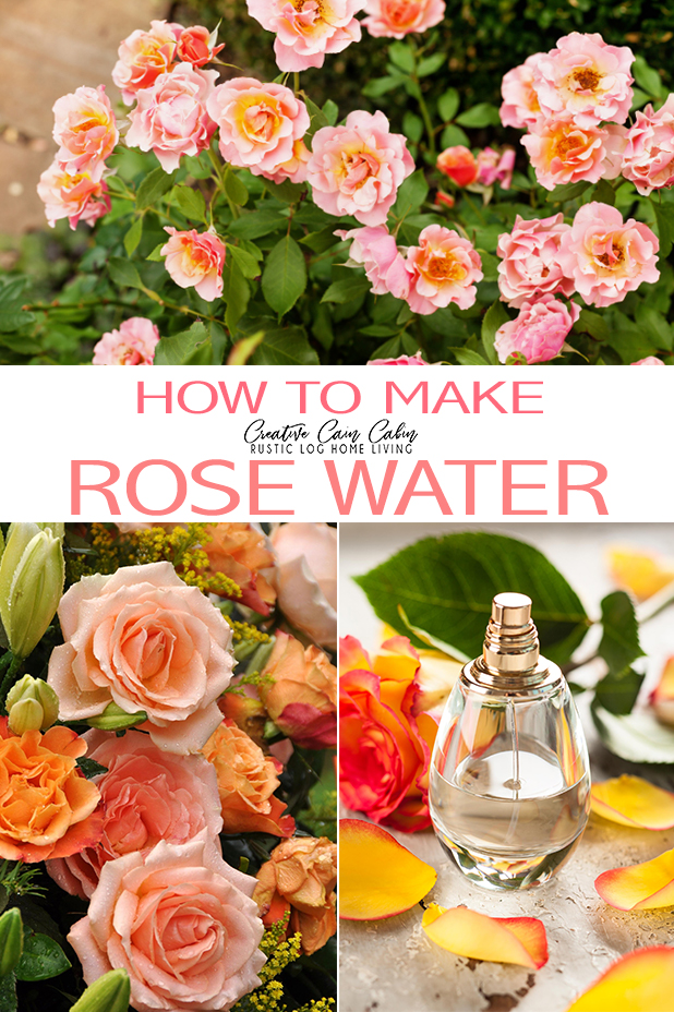How To Make Rose Water CREATIVE CAIN CABIN