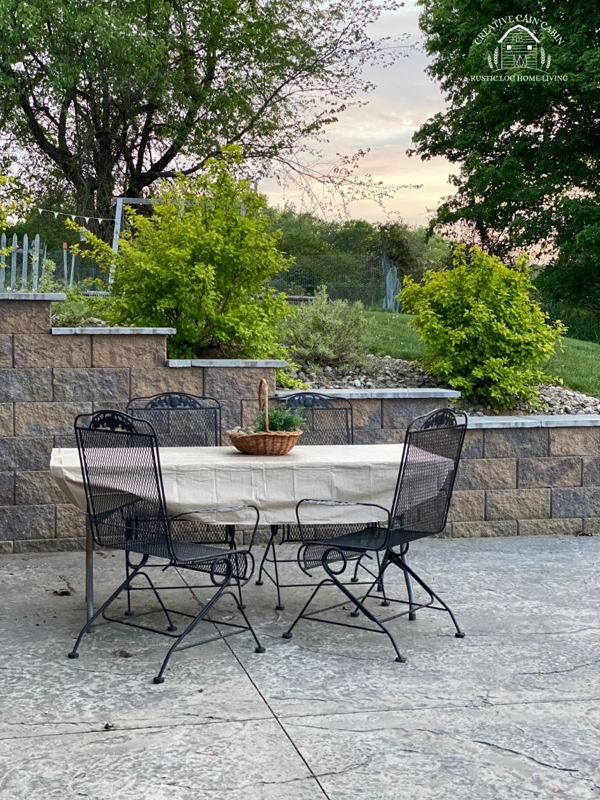 Outdoor Centerpiece That Wont Blow Away Or Need To Be Watered