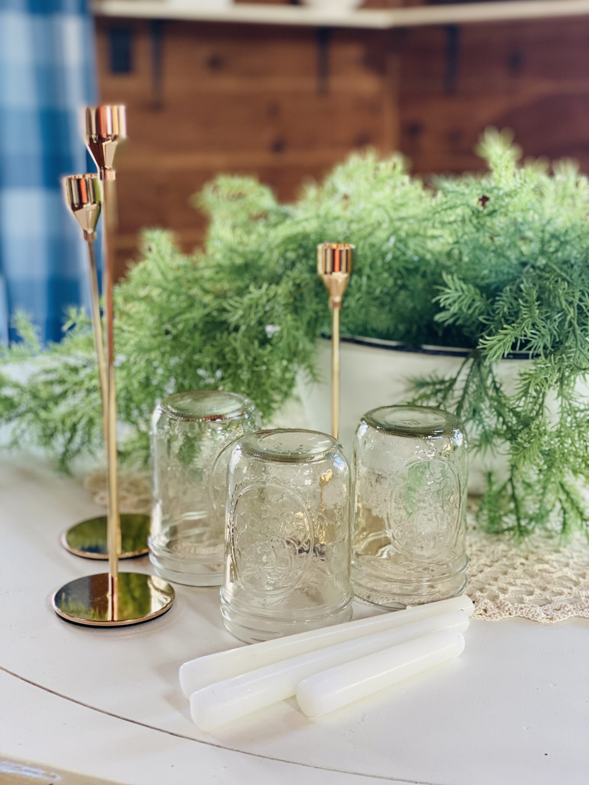 Winter DECORATING SERIES SIMPLE CENTERPIECE CREATIVE CAIN CABIN