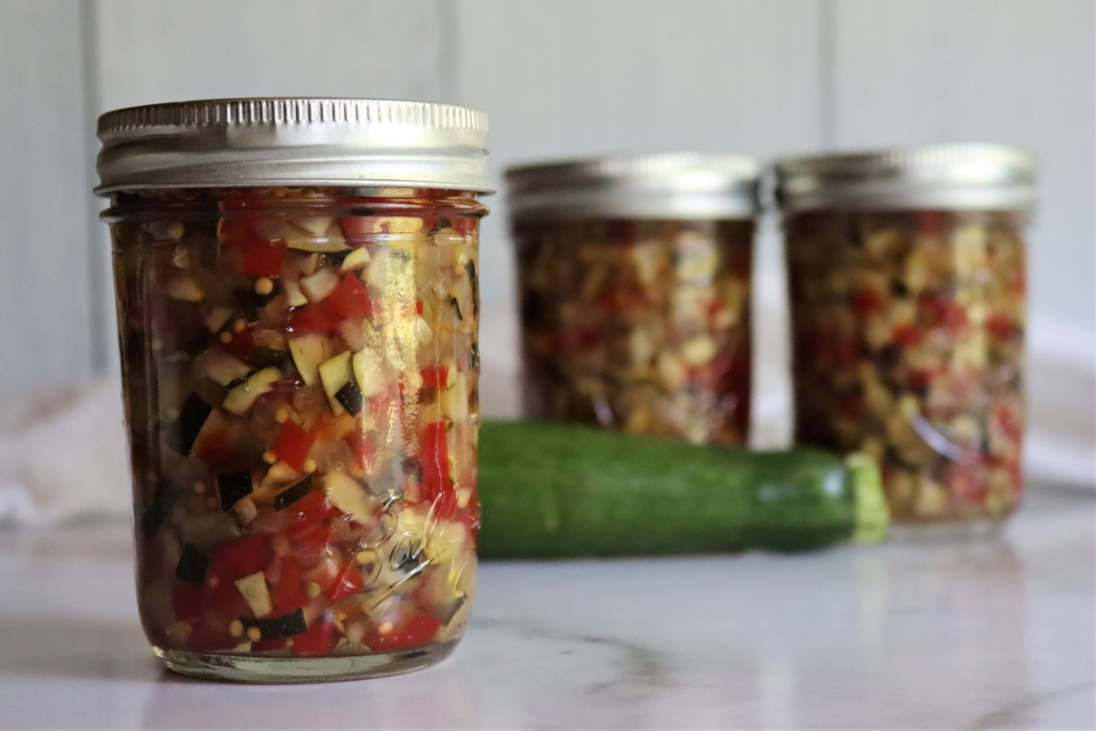 Zucchini Relish Recipe for Canning
