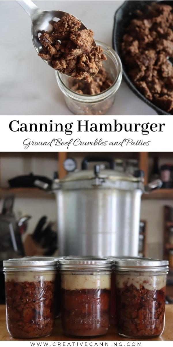 Canning Hamburger (Ground Beef)