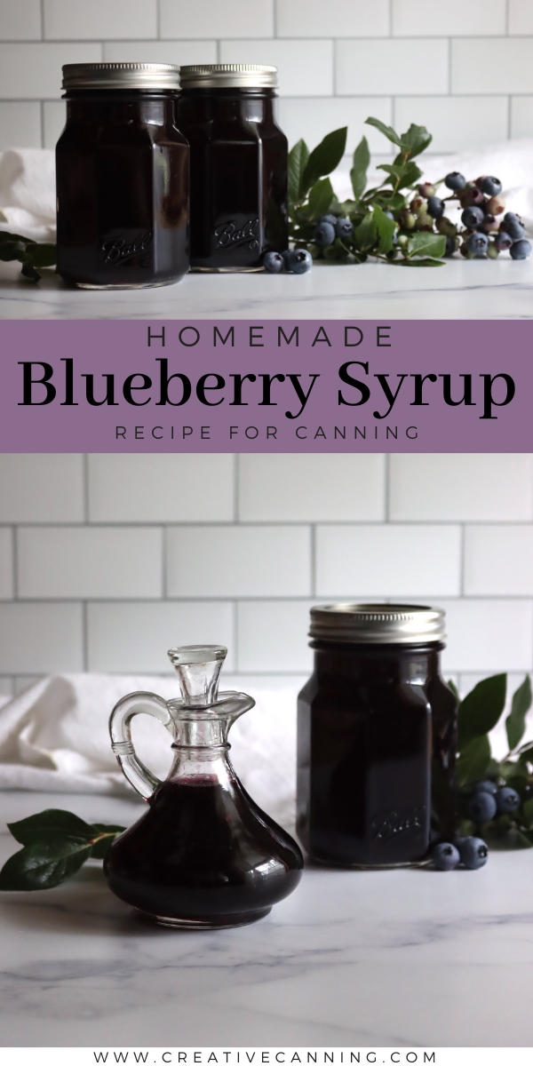 Blueberry Syrup Creative Canning