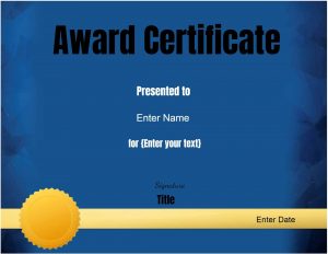 Free Editable Certificate Template | Customize Online &amp; Print at Home