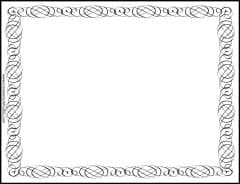 Black and White Border | Free Customizable Instant Download