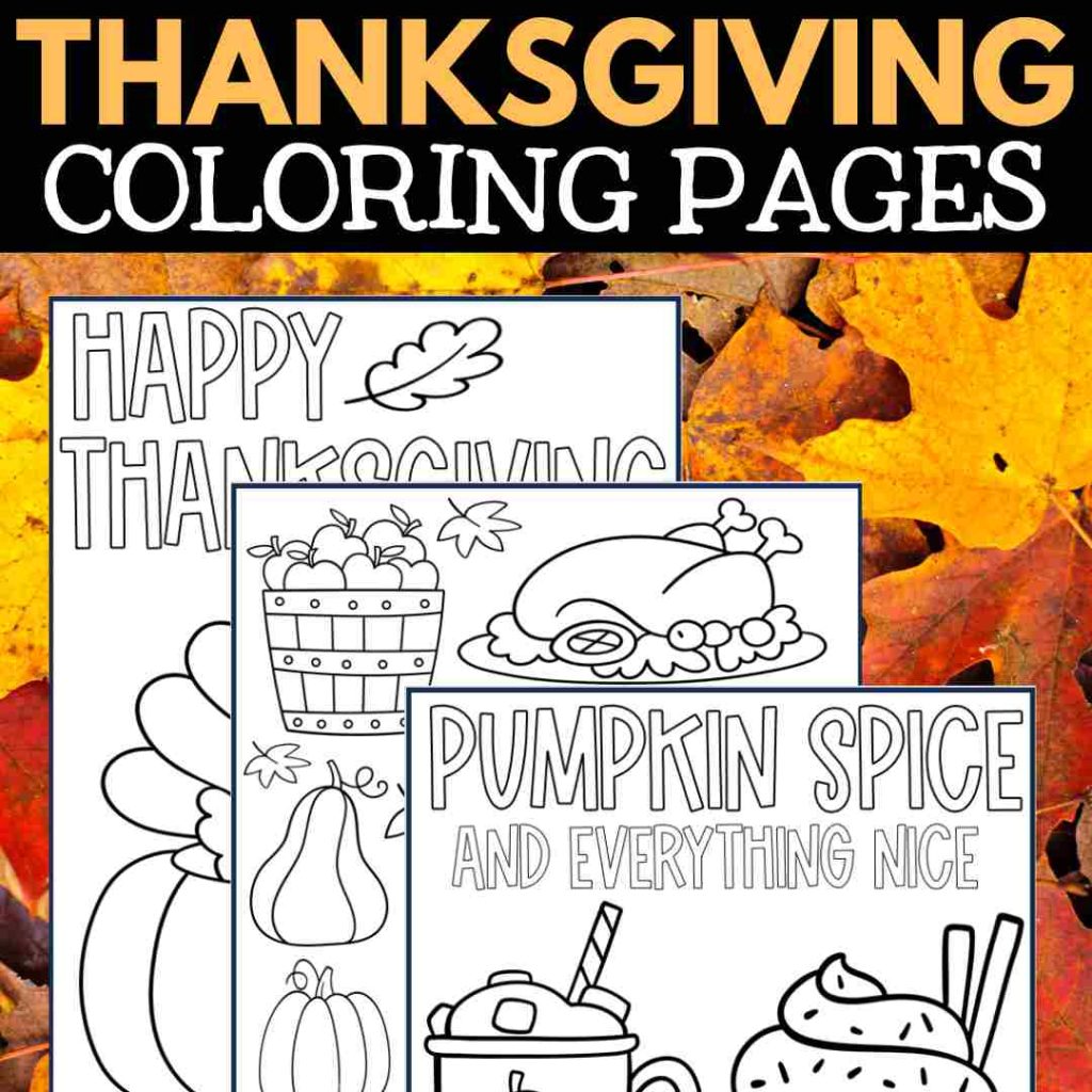 Free Printable Thanksgiving Coloring Pages