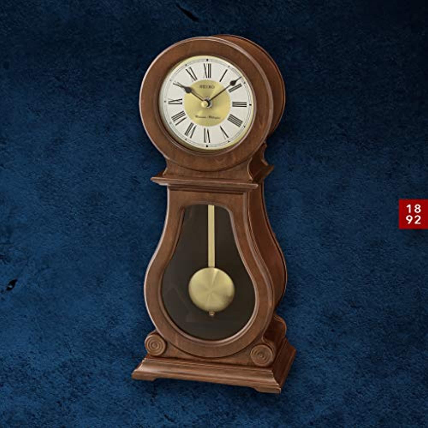 SEIKO Circular & Classic Wall Clock with Pendulum and Chime Creative