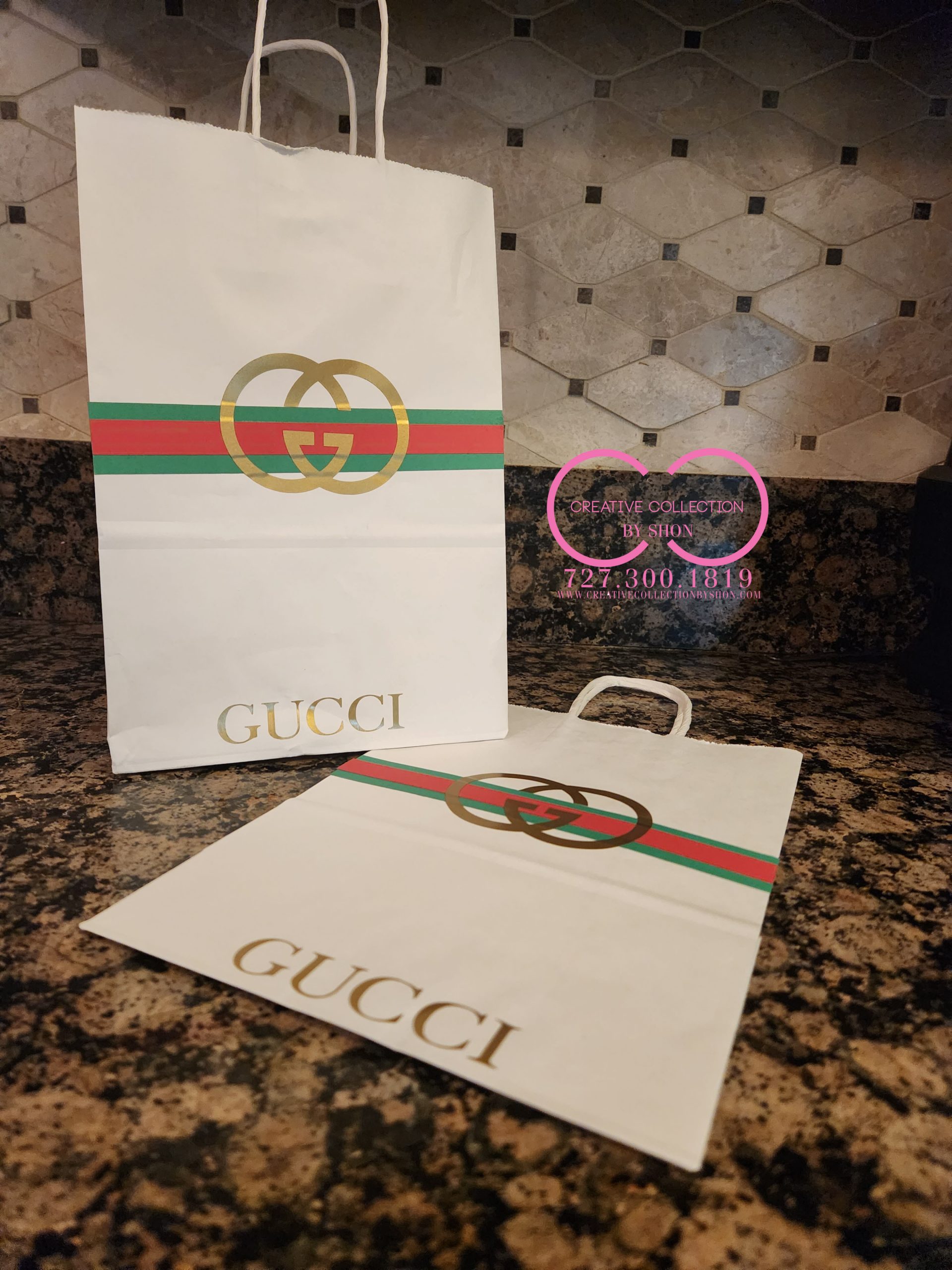 Gucci Paper Shopping Bag