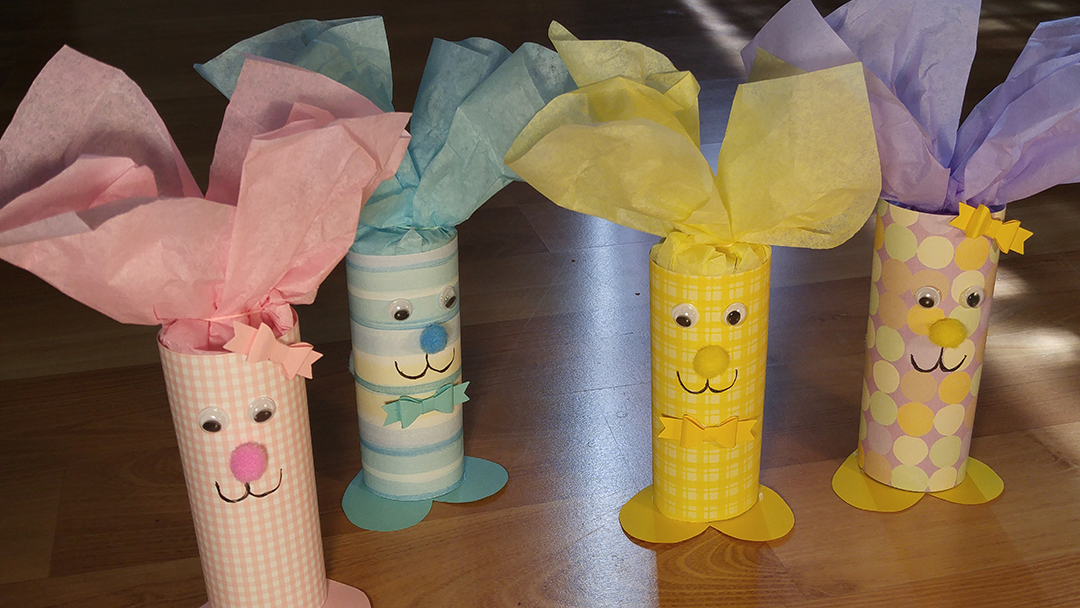 Easter Craft DIY Toilet Paper Roll Bunny