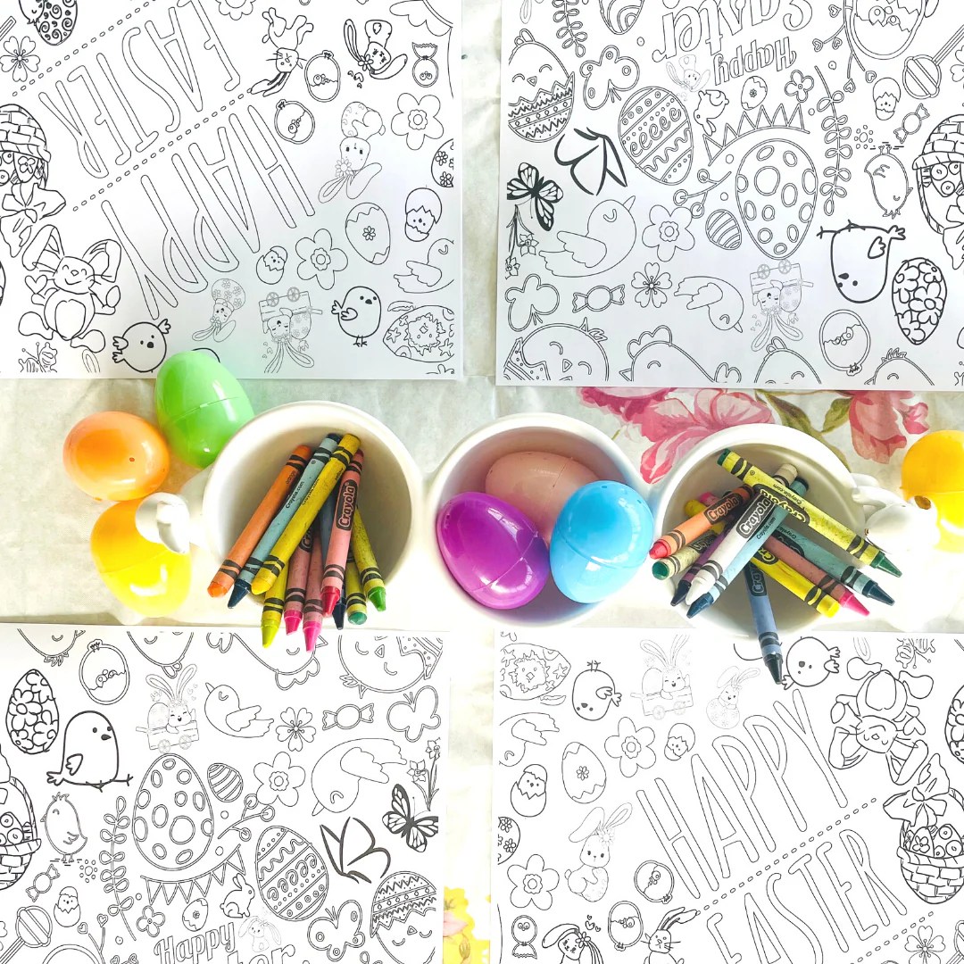 Easter Activity Placemats Creative Crayons