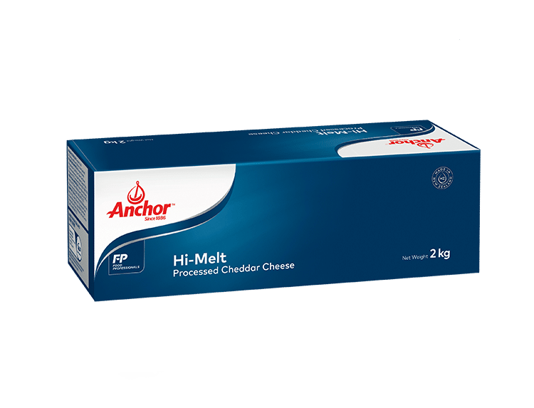 Anchor High Melt Processed Cheddar 2Kg Creative Culinaire