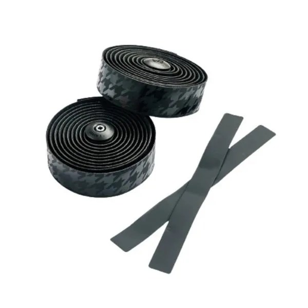 Burgh Houndstooth Endurance Stealth Black Bar Tape Creative Cycles