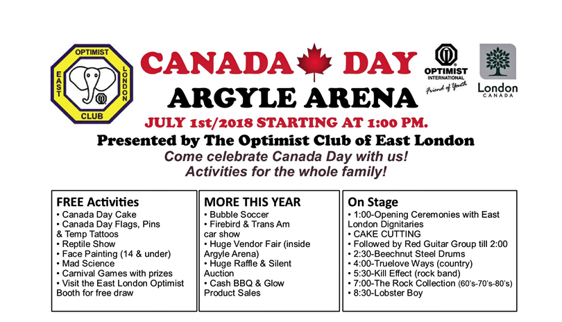Canada Day Argyle Arena