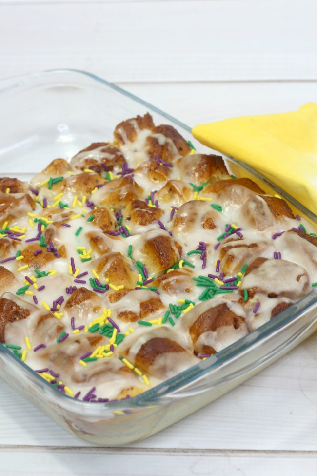 King Cake Bubble Up Recipe Creative Cynchronicity