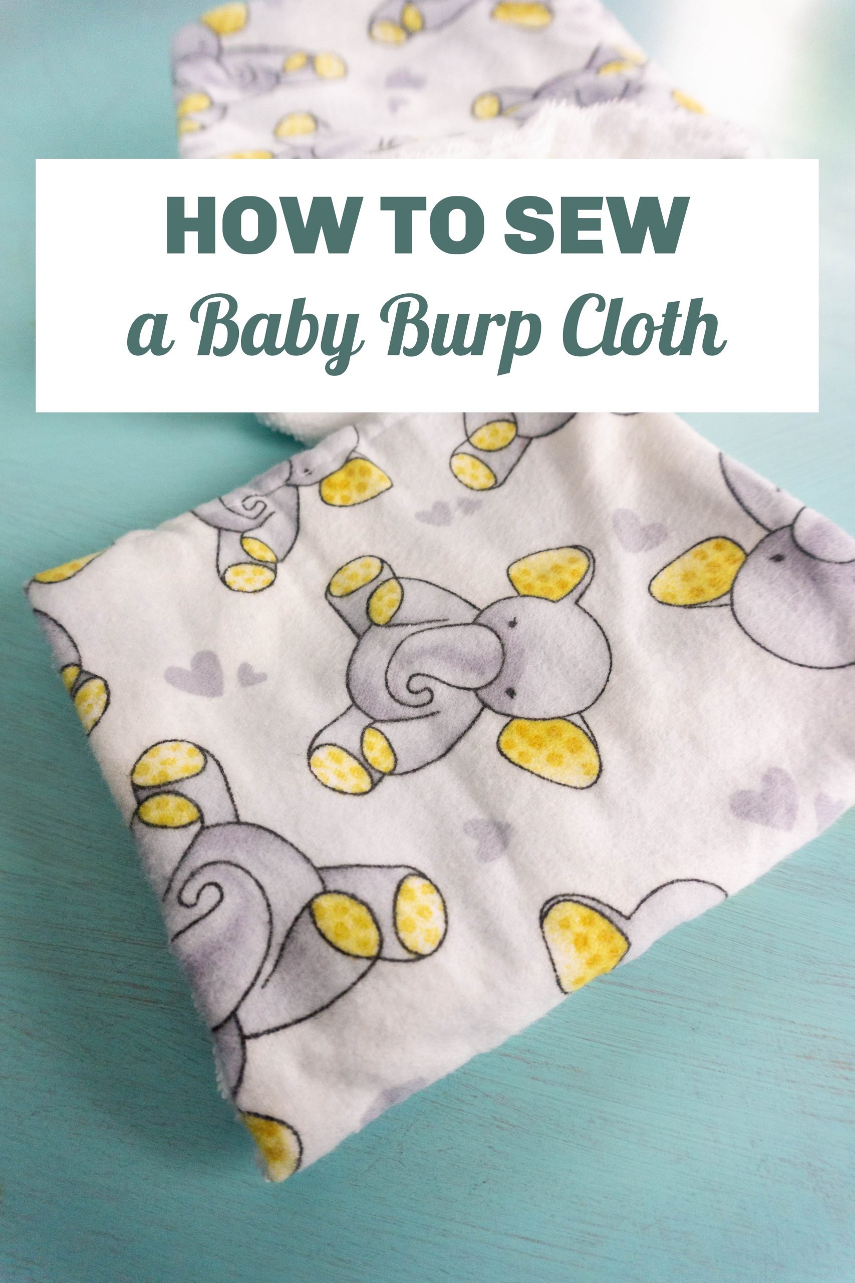 Sew a Baby Burp Cloth Creative Cynchronicity