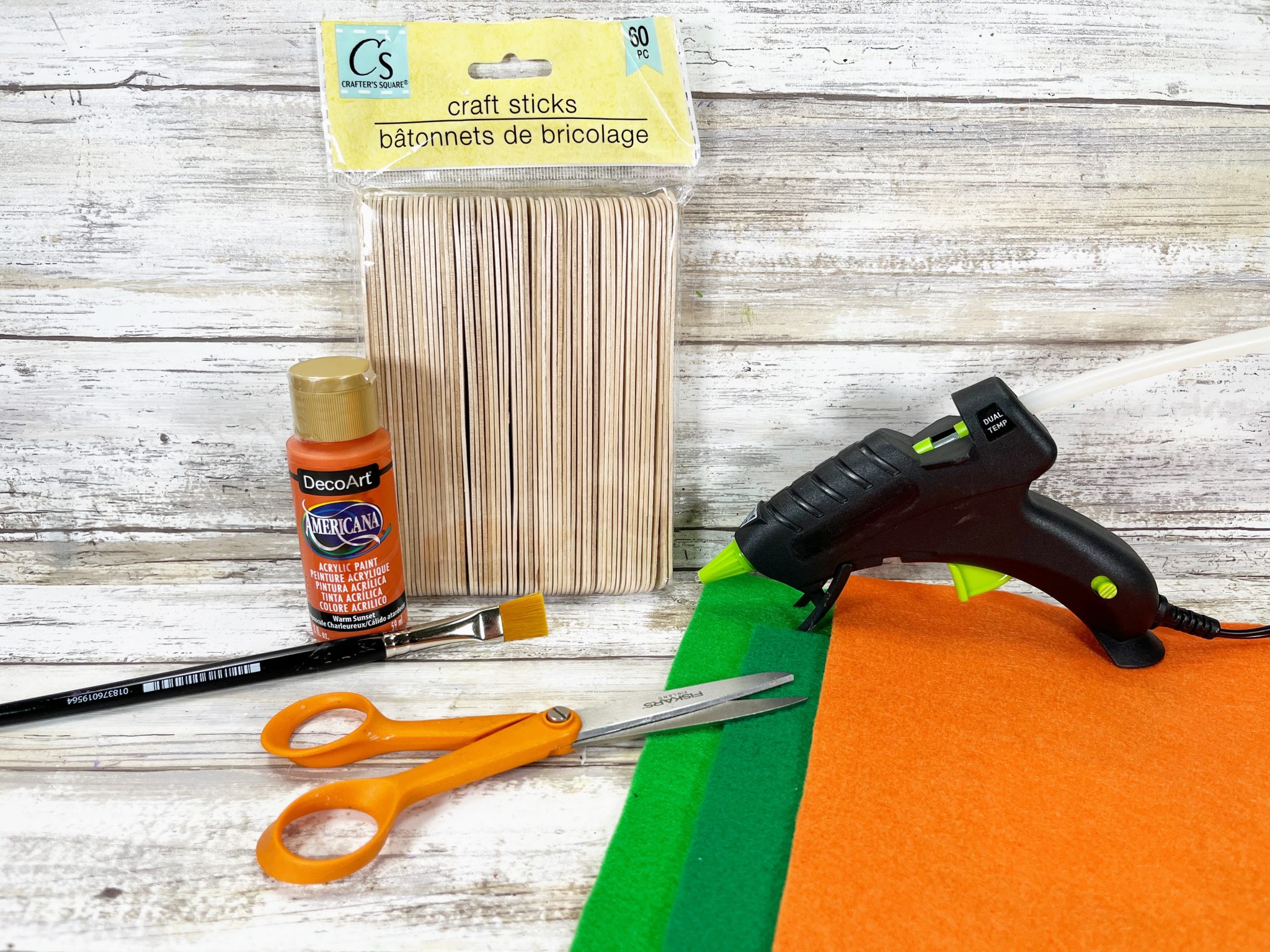 Craft Stick Carrot Craft Creative Cynchronicity