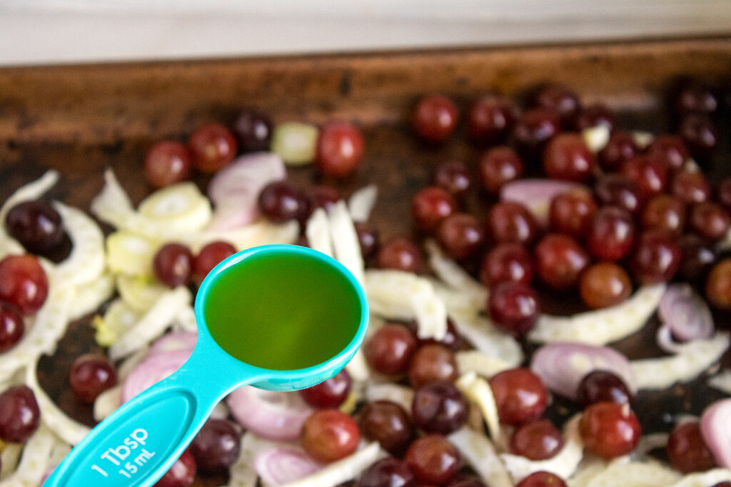 Pork Chops with Roasted Grapes and Fennel Creative Cynchronicity