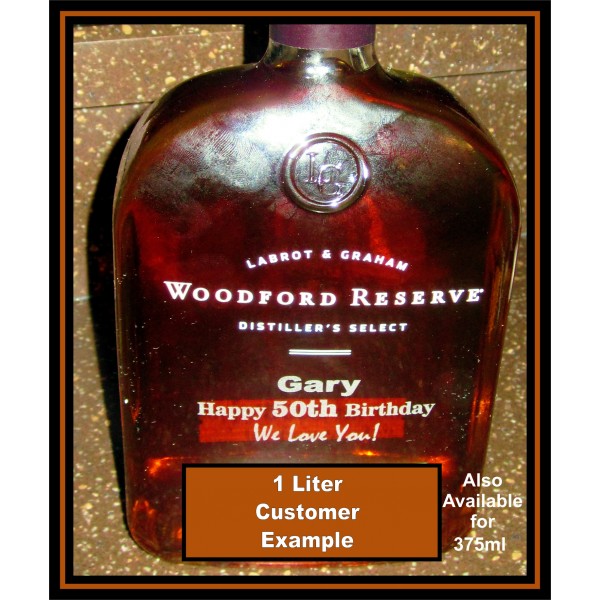 Bourbon Bottle Engraving Personalization