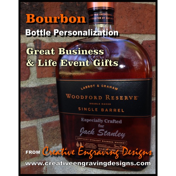 Bourbon Bottle Engraving Personalization