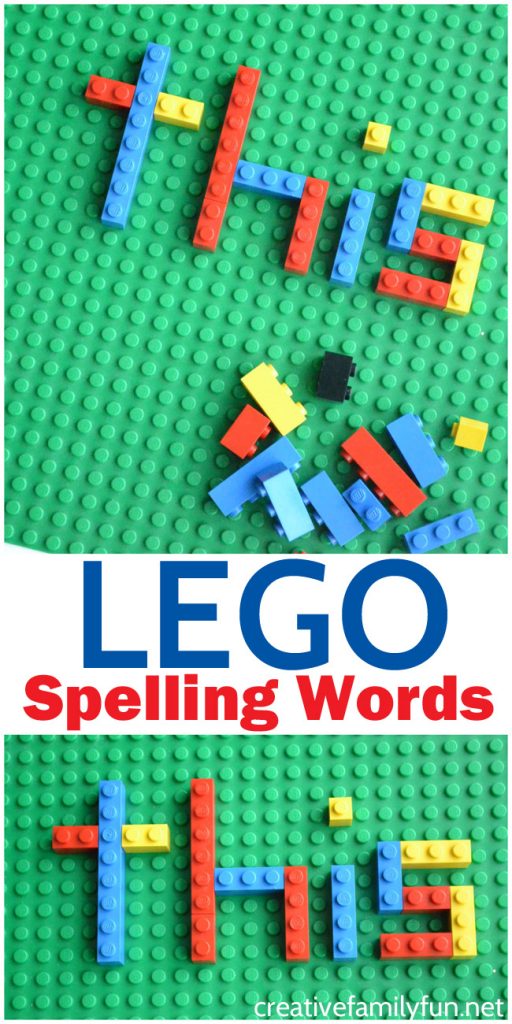 LEGO Spelling Words Activity for Kids - Creative Family Fun