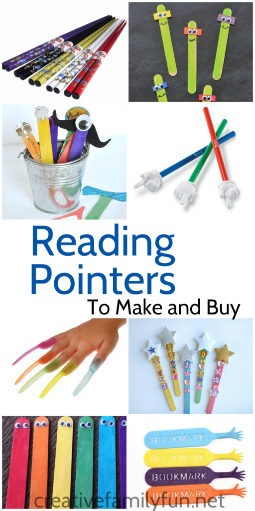 Fun Reading Pointers You Can Make or Buy - Creative Family Fun