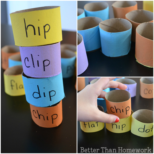 Stacking Rhyming Words Creative Family Fun
