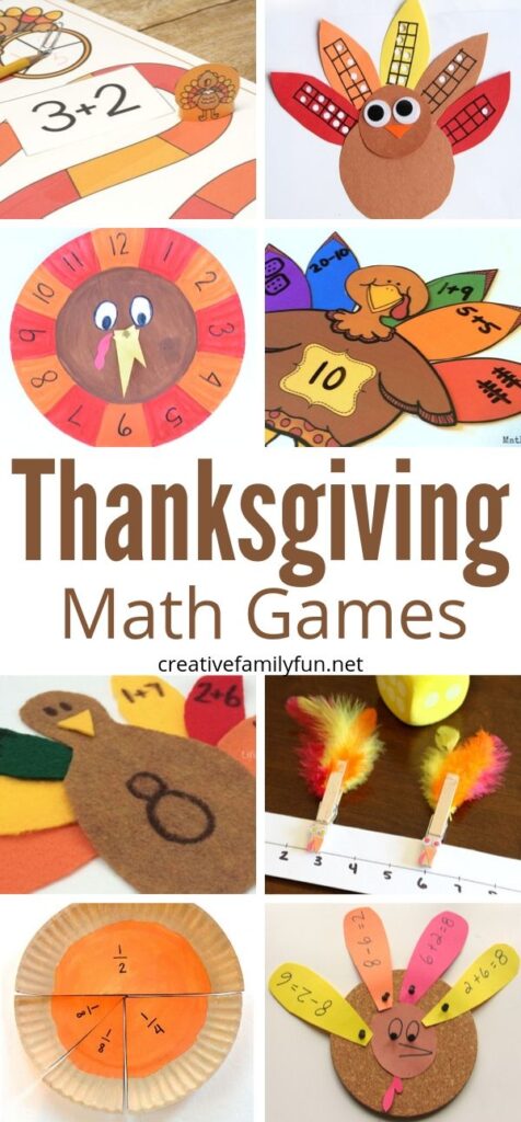 Thanksgiving Math Activities for Kids - Creative Family Fun