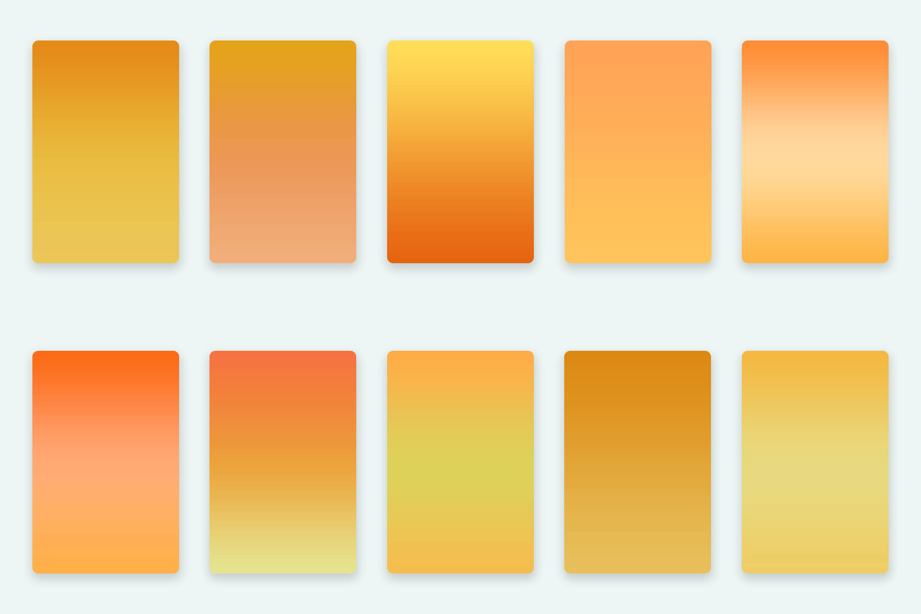 Mustard Gradients Creative Finest