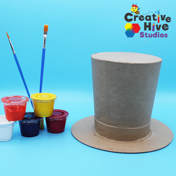 Paper Mache Top Hat Creative Hive Studios