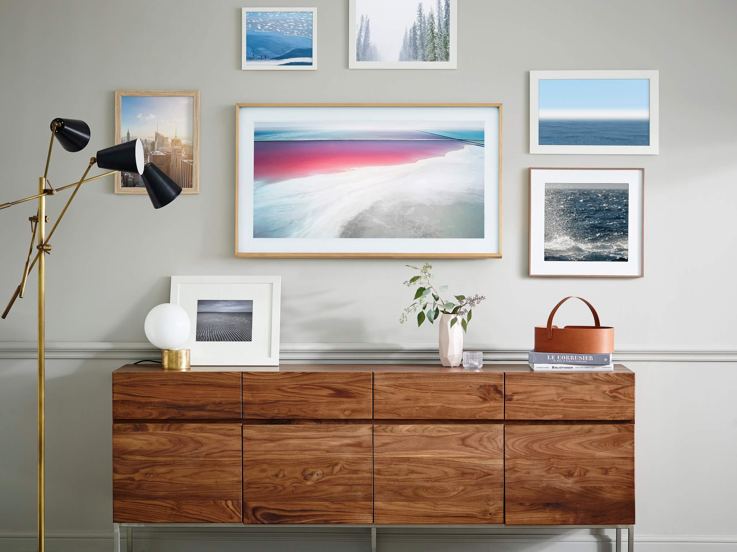 Hide and Sleek 7 Ways to Disguise Your TV in Your Living Room