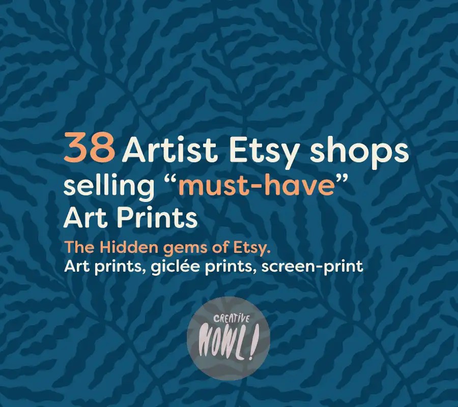 38 Artist Etsy shops selling "MustHave" Art Prints Hidden gems of Etsy