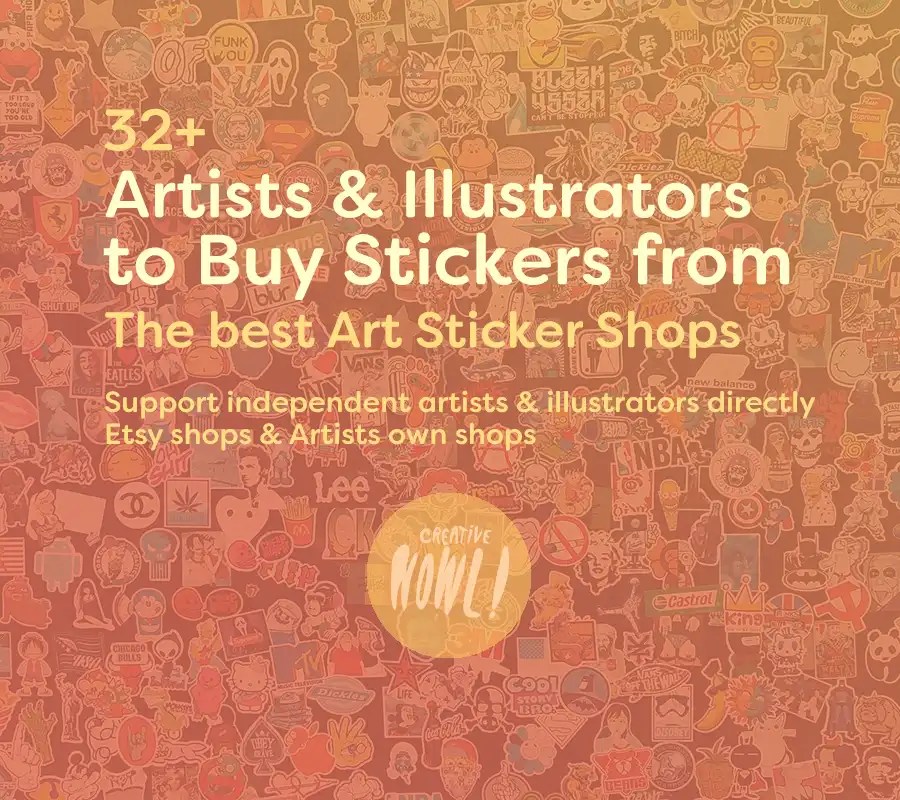 32 Artists & Illustrators to Buy Stickers from Best Sticker Shops