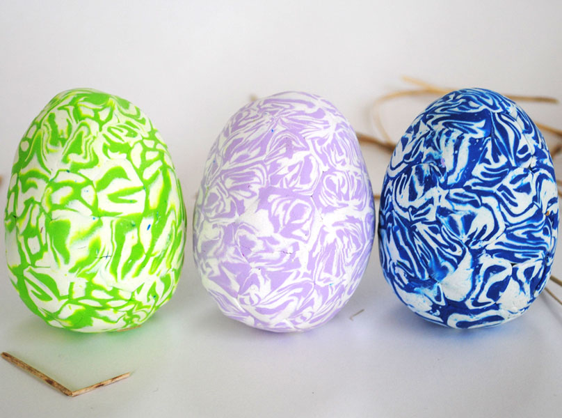 Polymer Clay Easter Eggs
