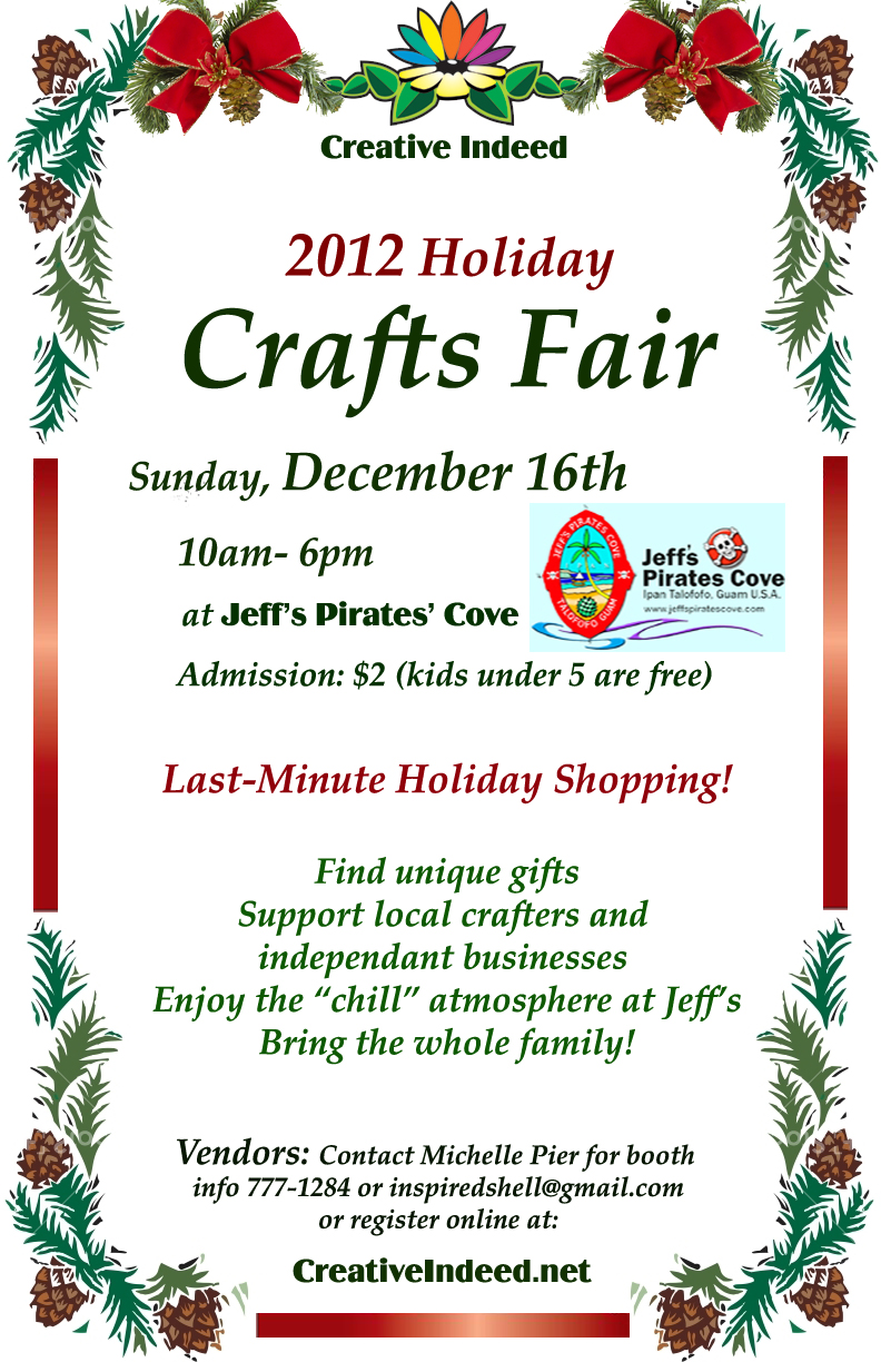 2012 Holiday Craft Fair At Jeff's Pirates' Cove On Guam Creative Indeed