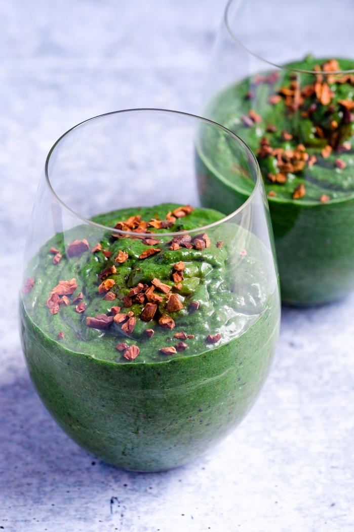 Collard Green Smoothie with Superfoods Creative in My Kitchen
