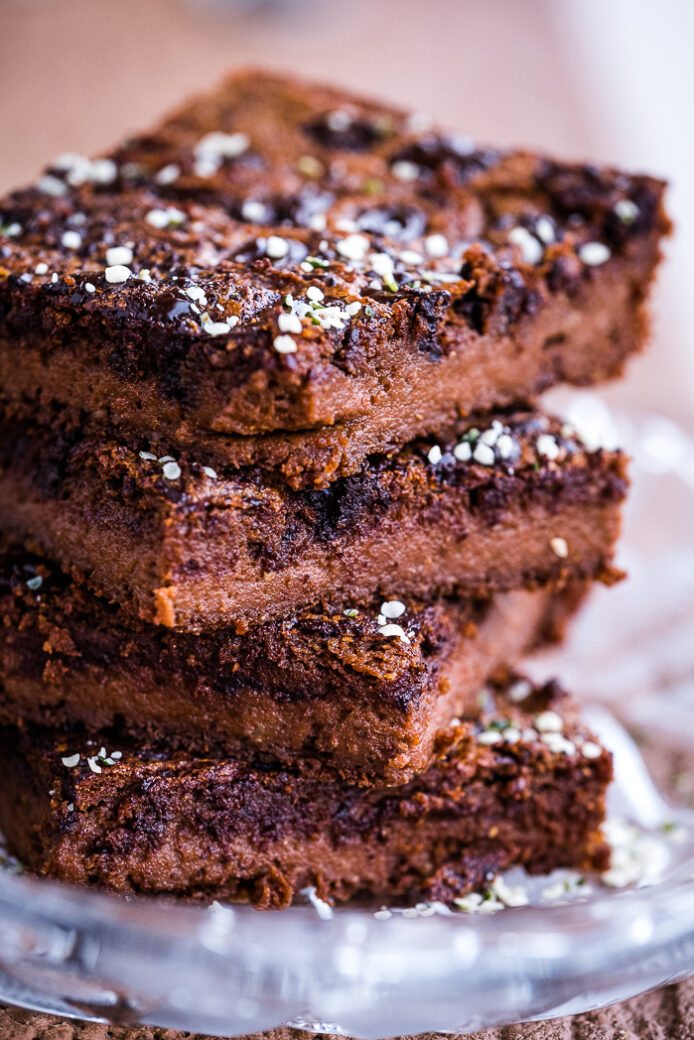 Hemp Seed Butter Brownies (Vegan, SugarFree, GlutenFree) Creative