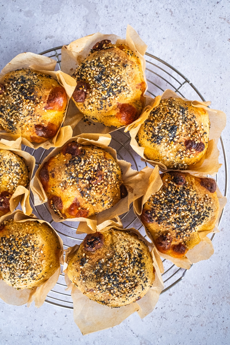 GlutenFree Sourdough Muffins with Halloumi Cheese Creative in My Kitchen